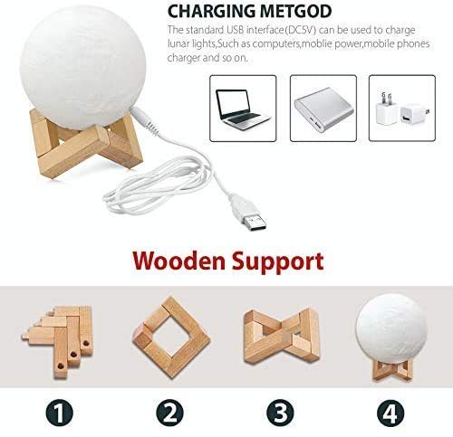 3D Printed Love Lamp β Your Photo, Your Words β Personalized Night Light
