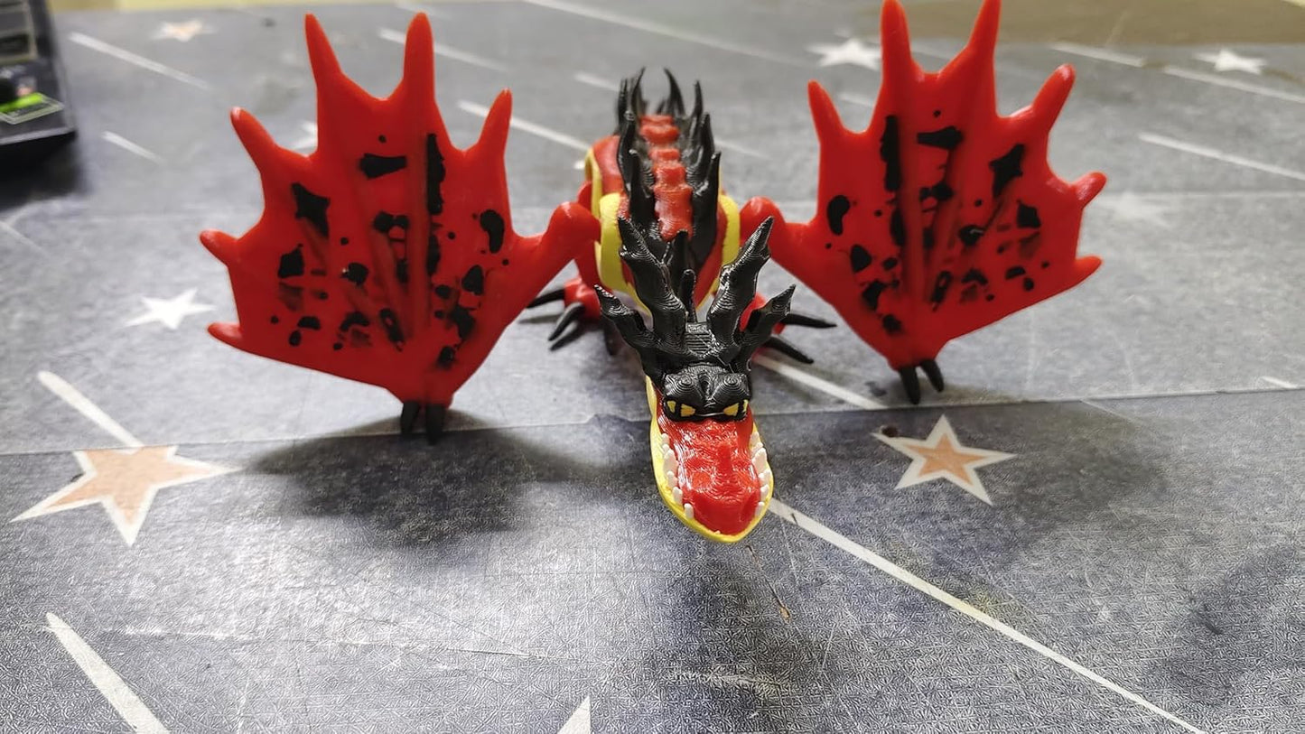 3D Printed Hookfang – Articulated Monstrous Nightmare Toy | How to Train Your Dragon