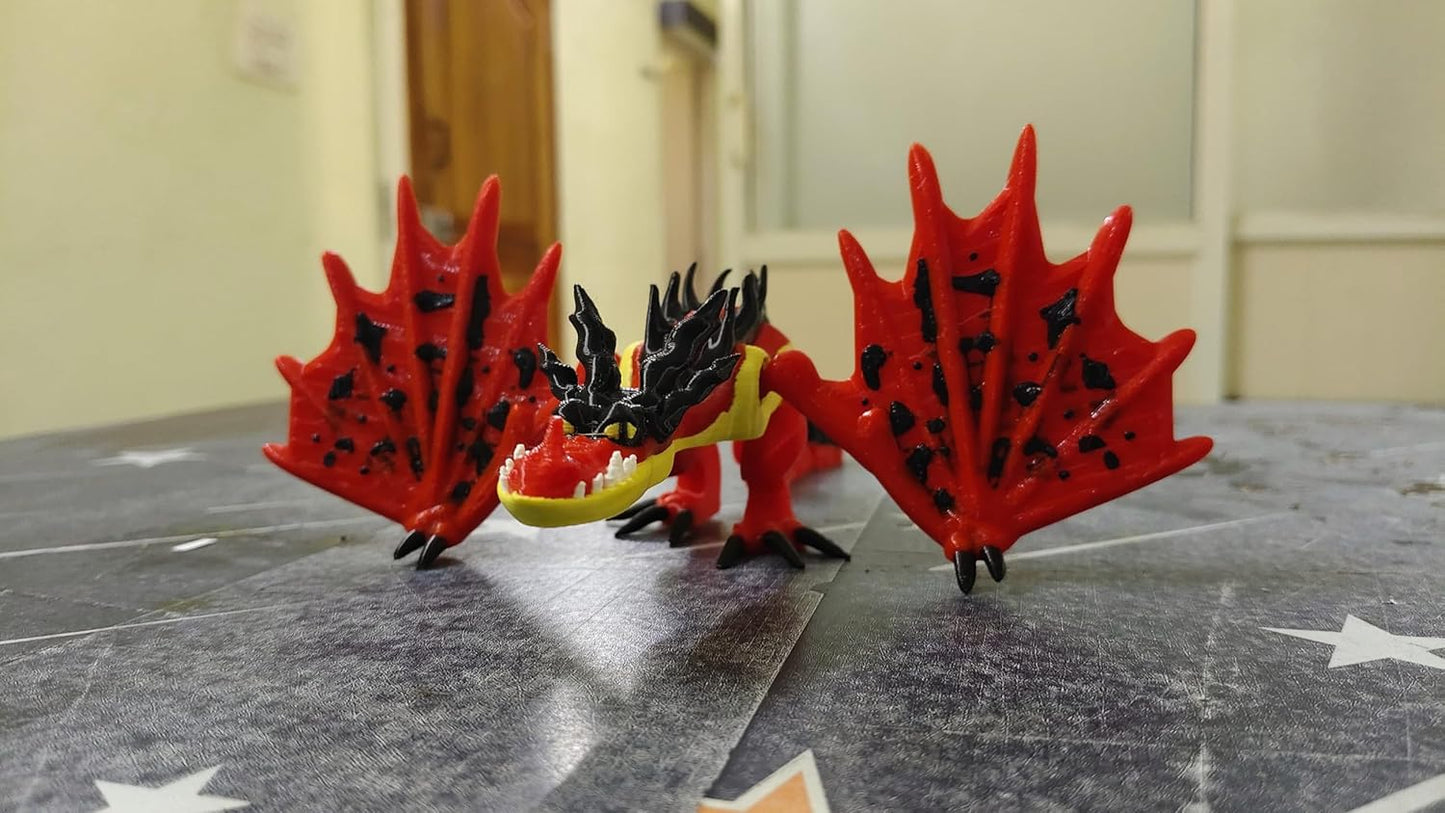 3D Printed Hookfang – Articulated Monstrous Nightmare Toy | How to Train Your Dragon