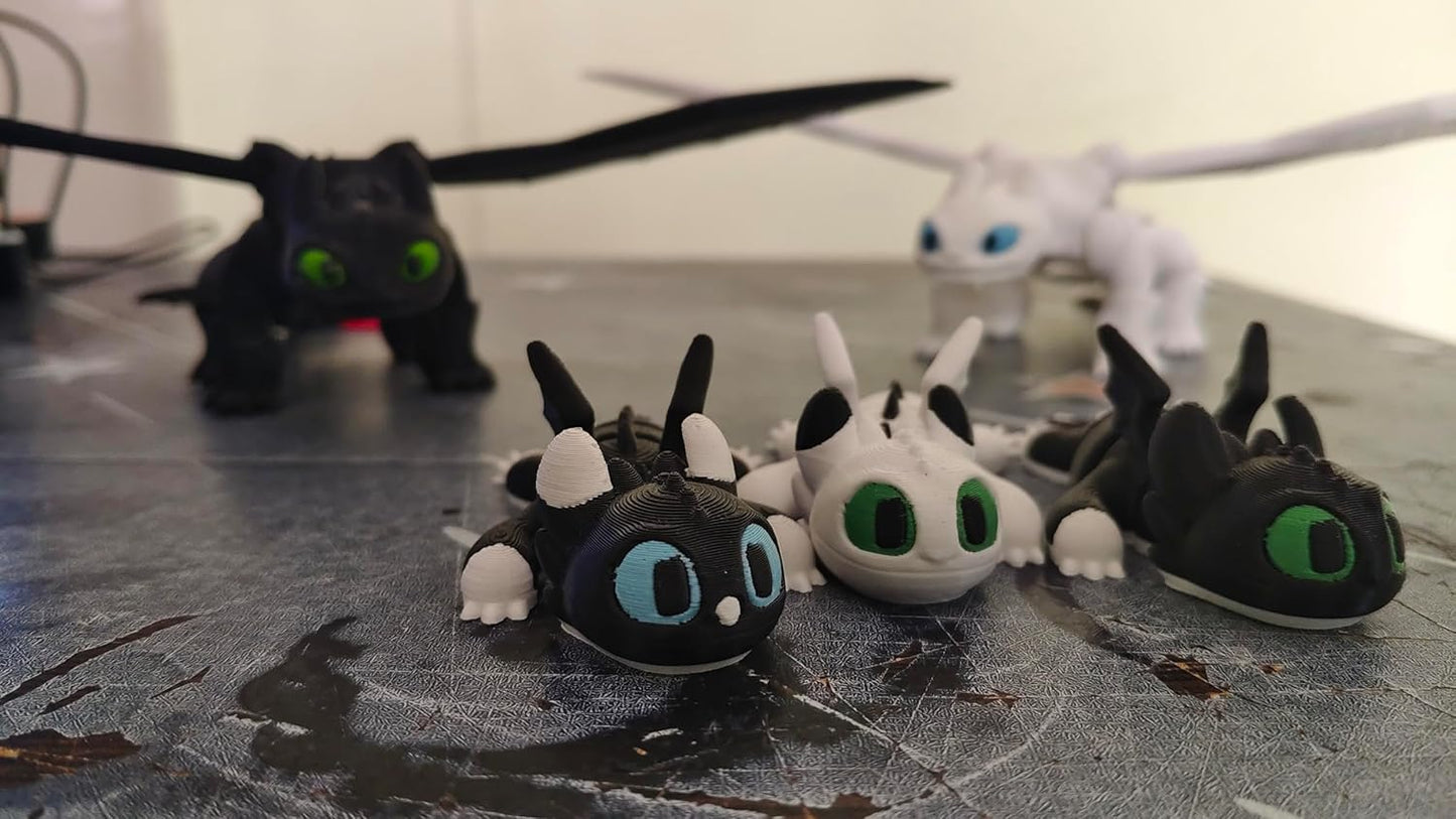 Fury Family – Complete Toothless family Dragon Set | How to Train Your Dragon