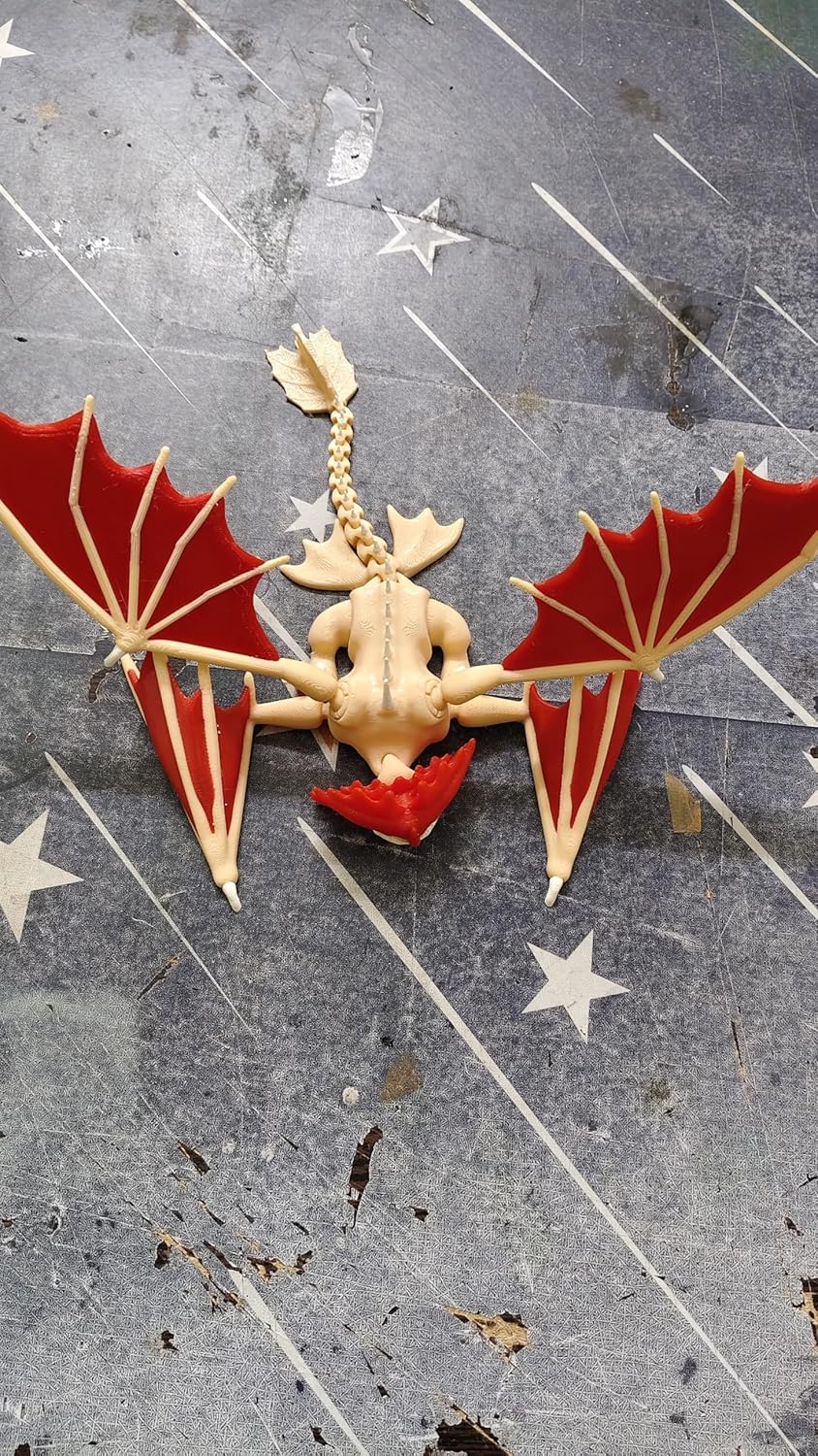 3D Printed Cloudjumper – Four-Winged Stormcutter Toy | How to Train Your Dragon