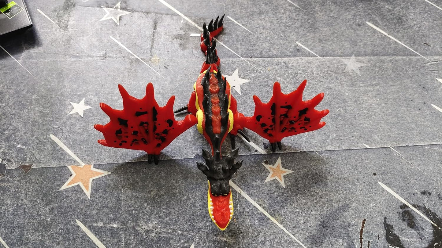 3D Printed Hookfang – Articulated Monstrous Nightmare Toy | How to Train Your Dragon
