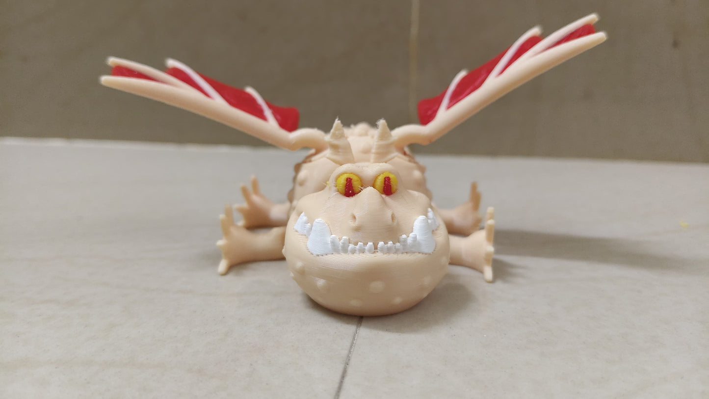 3D Printed Meatlug – Articulated Gronckle Dragon Toy | How to Train Your Dragon