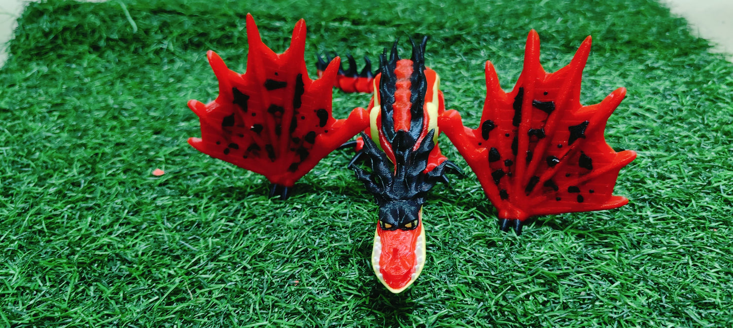 3D Printed Hookfang – Articulated Monstrous Nightmare Toy | How to Train Your Dragon