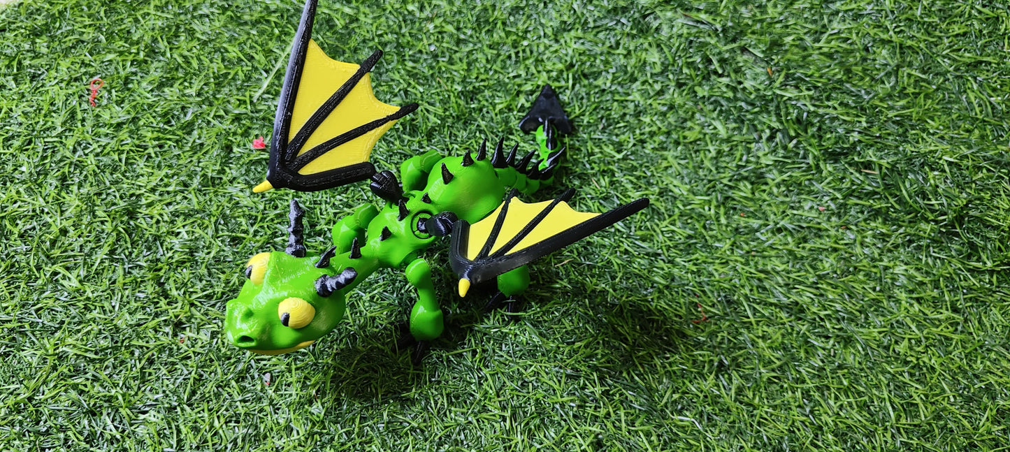 3D Printed Terrible Terror – Mini Articulated Dragon Toy | How to Train Your Dragon