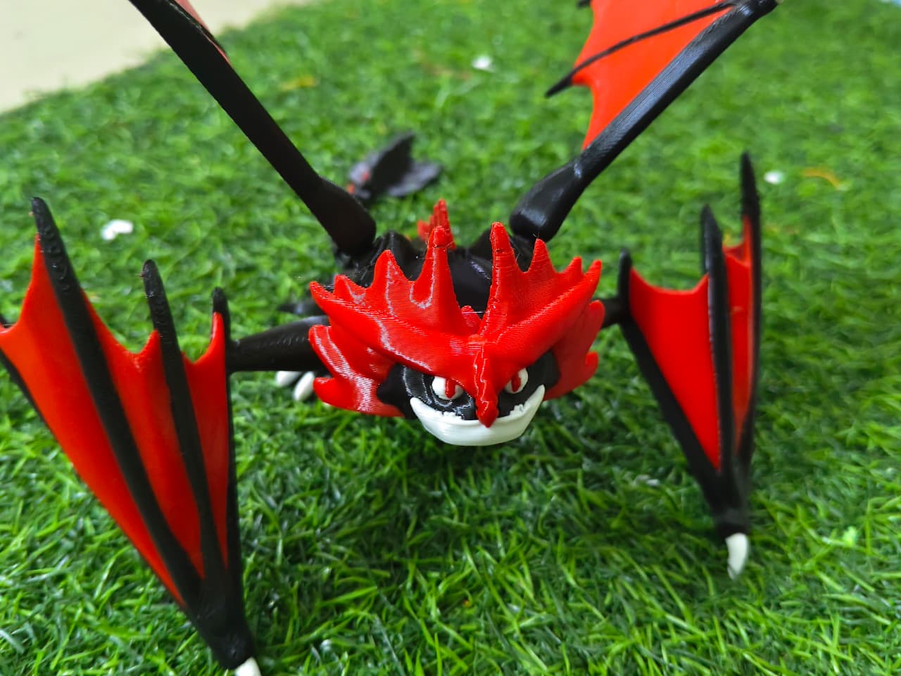 3D Printed Cloudjumper – Four-Winged Stormcutter Toy | How to Train Your Dragon