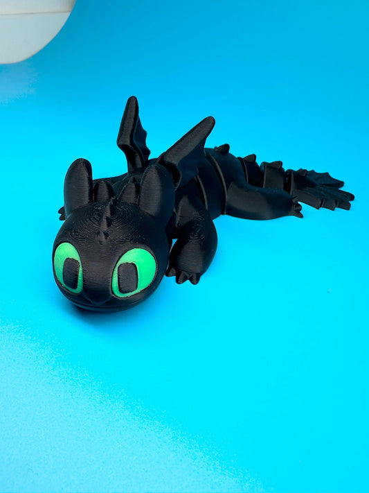Mini Toothless Dragons – Articulated 3D Printed Dragons | How to Train Your Dragon | Night Fury & Light Fury