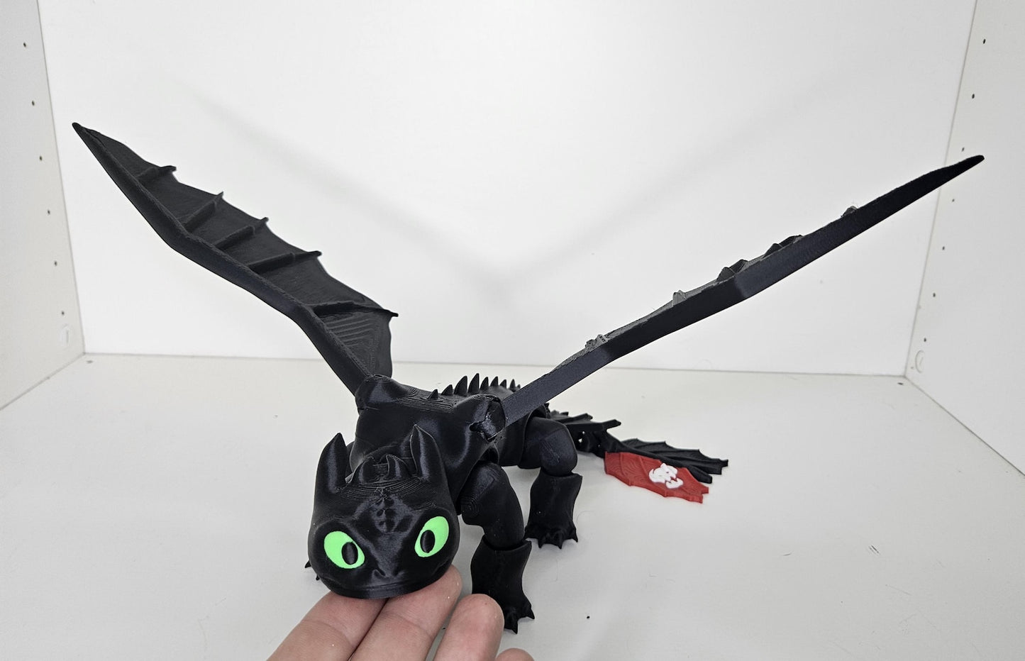 3D Printed Toothless - Articulated Night Fury Dragon Toy | How to Train Your Dragon