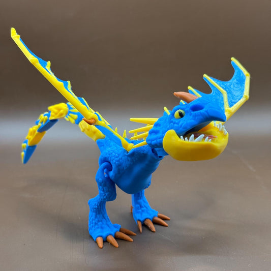 3D Printed Stormfly – Articulated Deadly Nadder Toy | How to Train Your Dragon