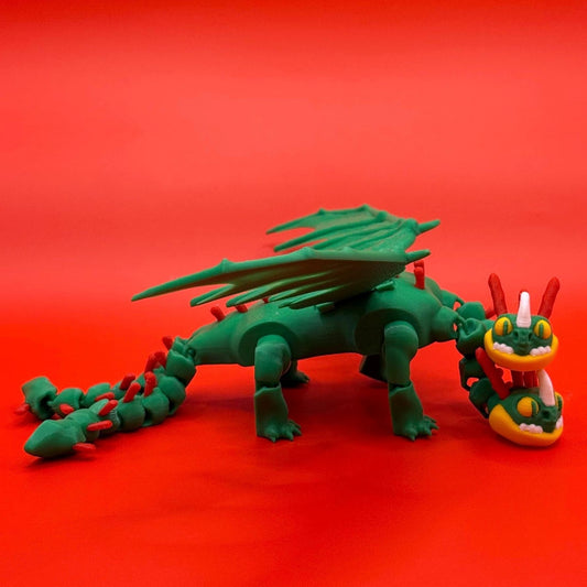 3D Printed Barf & Belch – Two-Headed Zippleback Dragon Toy | How to Train Your Dragon