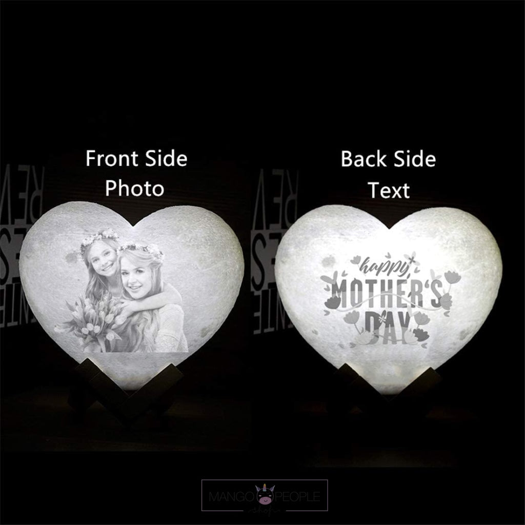 3D Printed Love Lamp β Your Photo, Your Words β Personalized Night Light