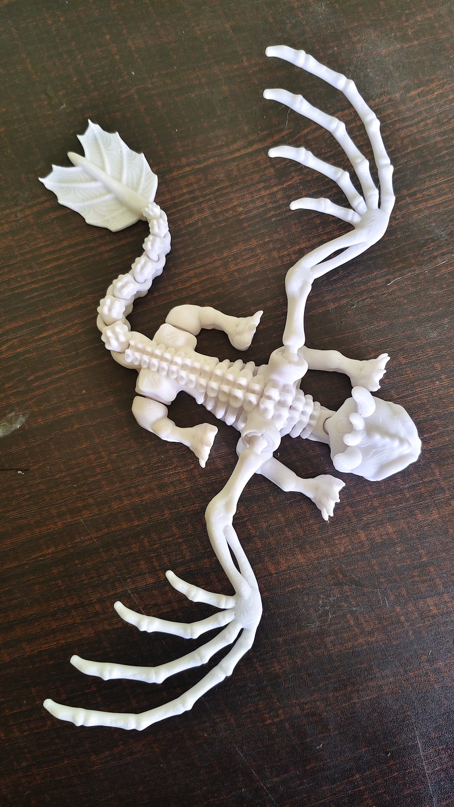 3D Printed Spooky Toothless - Articulated Skeleton Night Fury Dragon Toy | How to Train Your Dragon