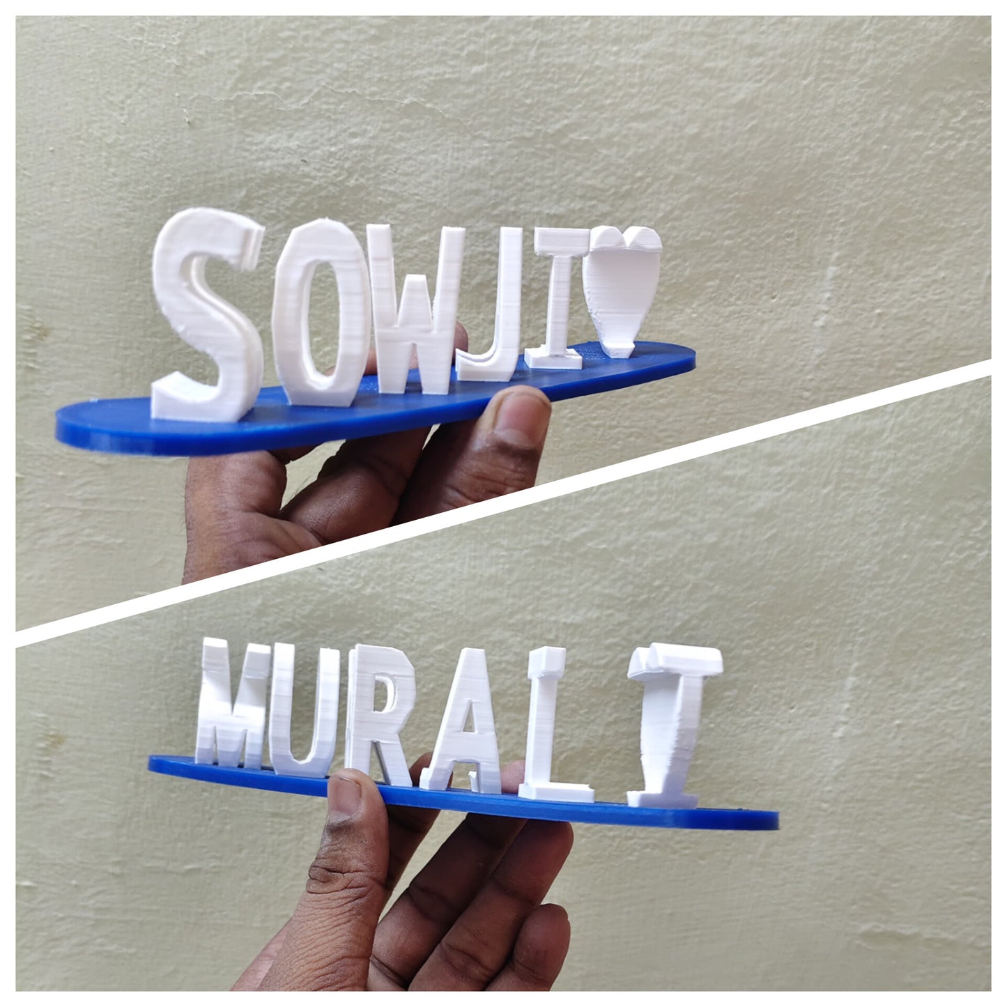 Flip Name β Personalized Dual-Name 3D Display
