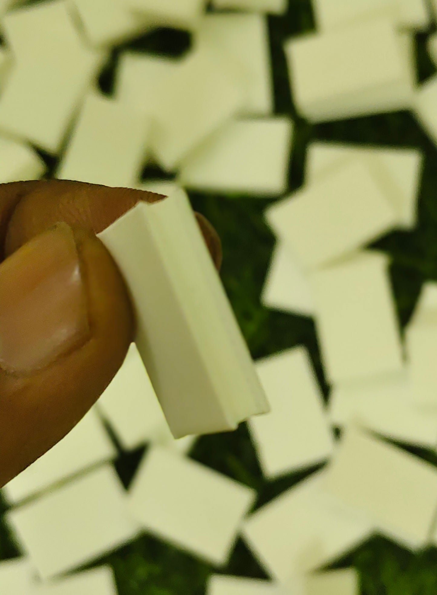 3D Printed Miniature White Books – Set of Minimalist Book Blocks
