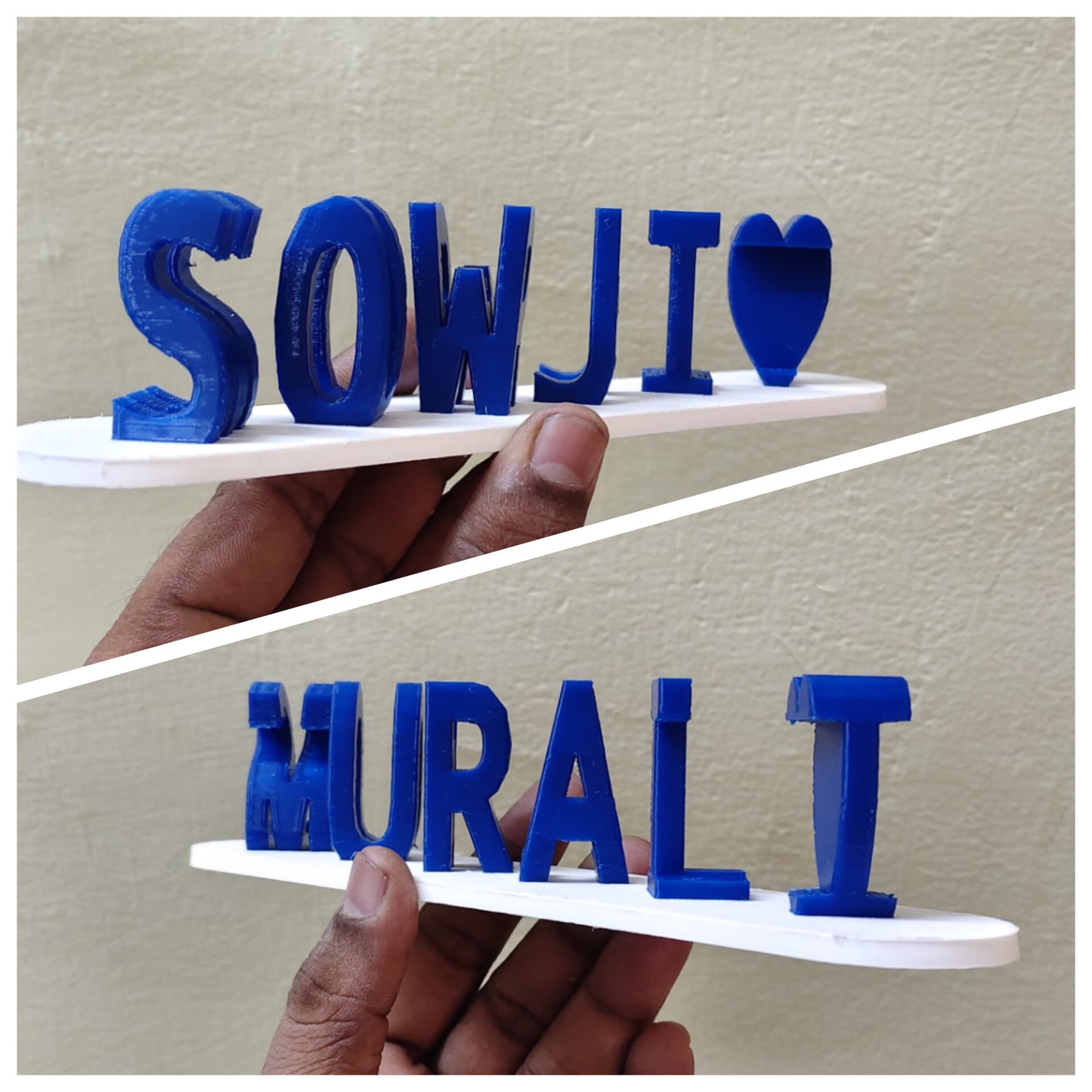 Flip Name β Personalized Dual-Name 3D Display
