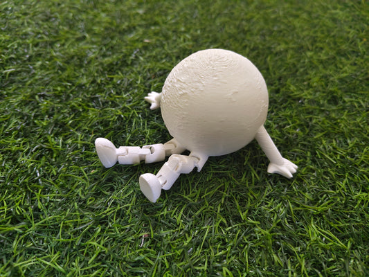 Moon Buddy – 3D Printed Articulated Shelf Sitter