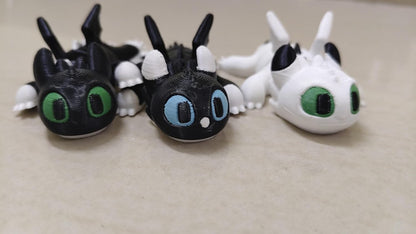 Legacy of Toothless – Mini Dragon Children Set –  Dart, Ruffrunner & Pouncer | How to Train Your Dragon