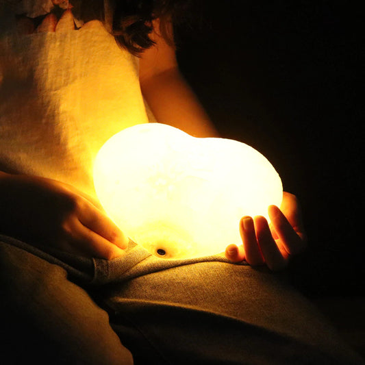 3D Printed Love Lamp – Your Photo, Your Words – Personalized Night Light