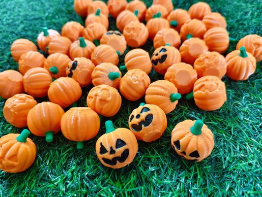 3D Printed Halloween Pumpkin – Set of 10 Minis