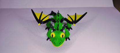 3D Printed Terrible Terror – Mini Articulated Dragon Toy | How to Train Your Dragon