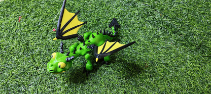 3D Printed Terrible Terror – Mini Articulated Dragon Toy | How to Train Your Dragon