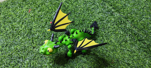 3D Printed Terrible Terror – Mini Articulated Dragon Toy | How to Train Your Dragon