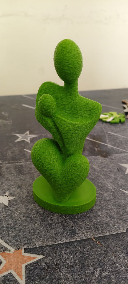 Mother & Child Bond – Minimalist 3D Printed Sculpture