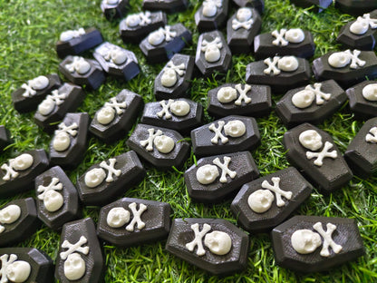 3D Printed Halloween Coffin – Set of 10 Minis