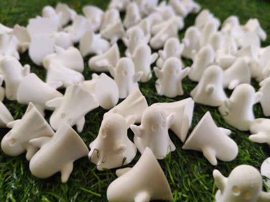 3D Printed Halloween Ghost – Set of 10 Minis
