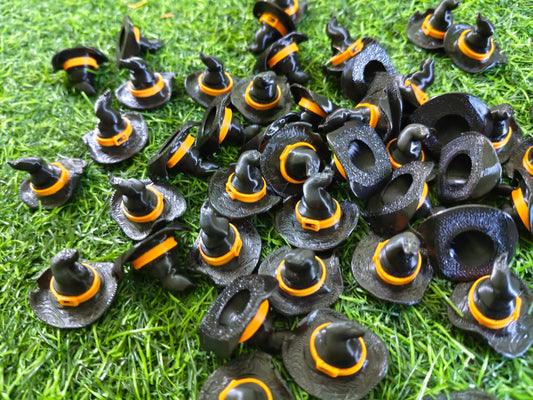 3D Printed Halloween Witch Hat – Set of 10 Minis