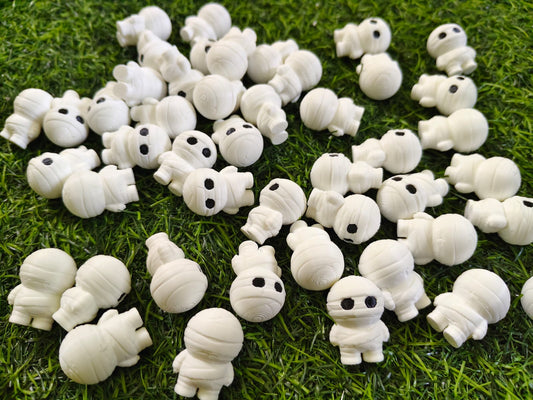 3D Printed Halloween Mummy – Set of 10 Minis