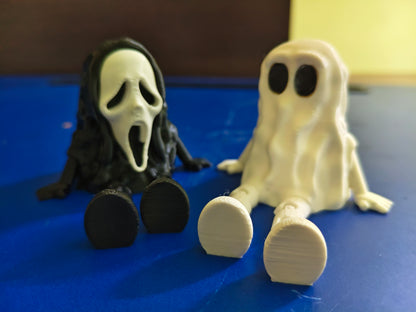 3D Printed Halloween Spooky Sitters – Articulated