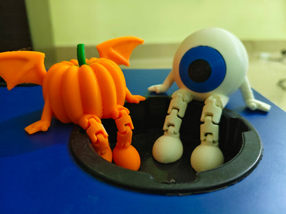 3D Printed Halloween Spooky Sitters – Articulated