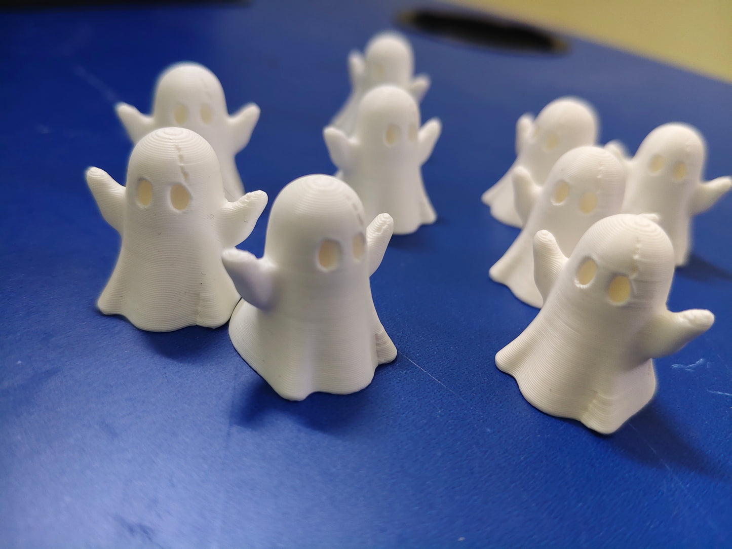 3D Printed Halloween Ghost – Set of 10 Minis