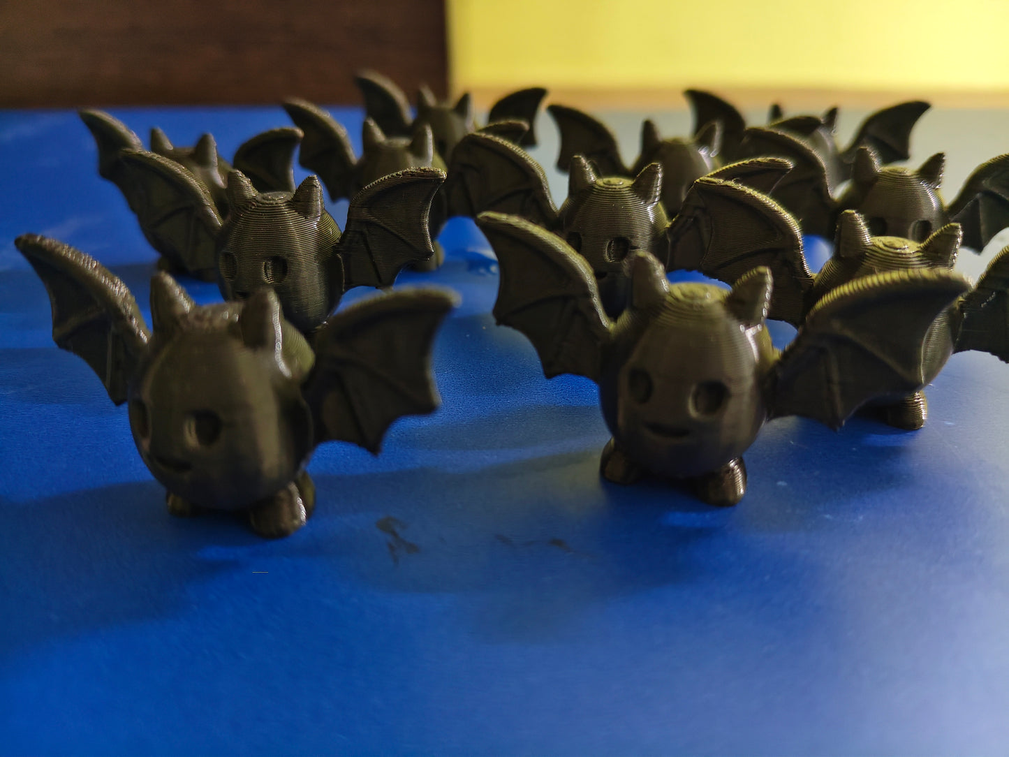3D Printed Halloween Bat – Set of 10 Minis