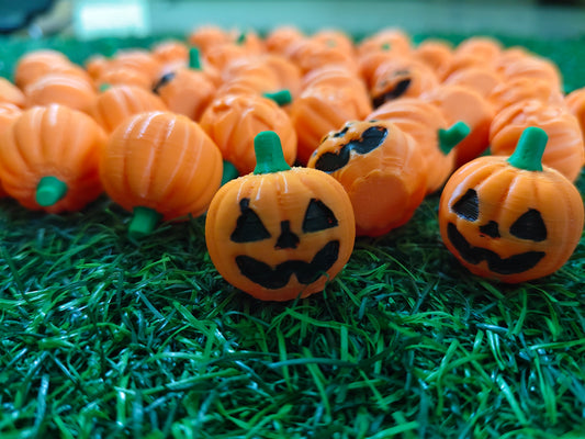 3D Printed Halloween Pumpkin – Set of 10 Minis