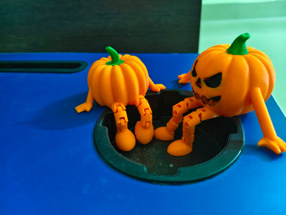 3D Printed Halloween Spooky Sitters – Articulated