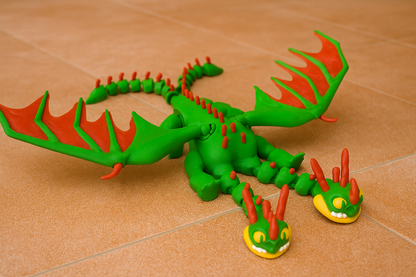 3D Printed Barf & Belch – Two-Headed Zippleback Dragon Toy | How to Train Your Dragon