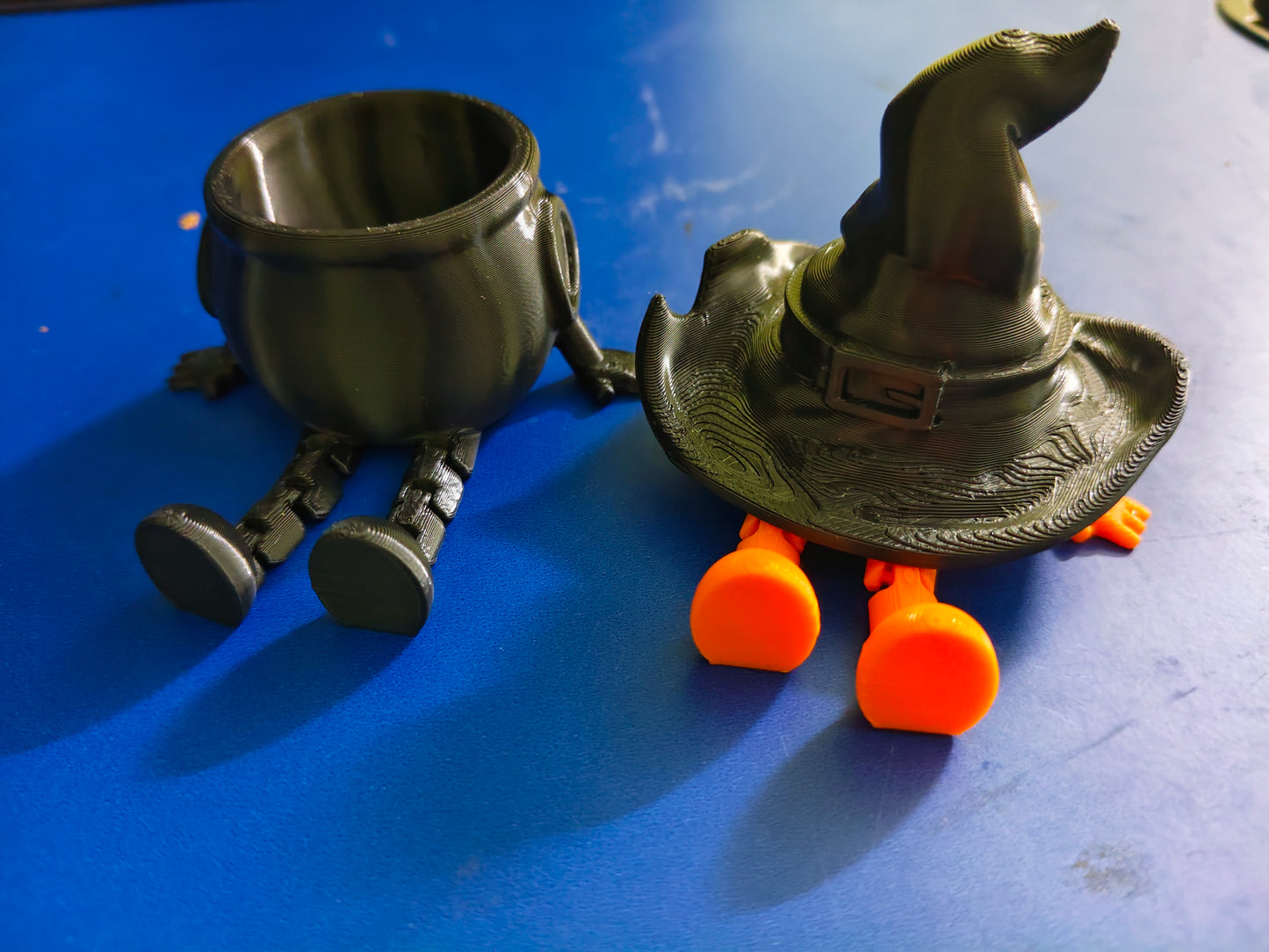 3D Printed Halloween Spooky Sitters – Articulated