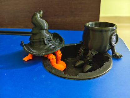 3D Printed Halloween Spooky Sitters – Articulated